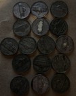 Lot of 16 US Silver War Nickels 1942-1945 35% Silver 0.9toz — photo 2