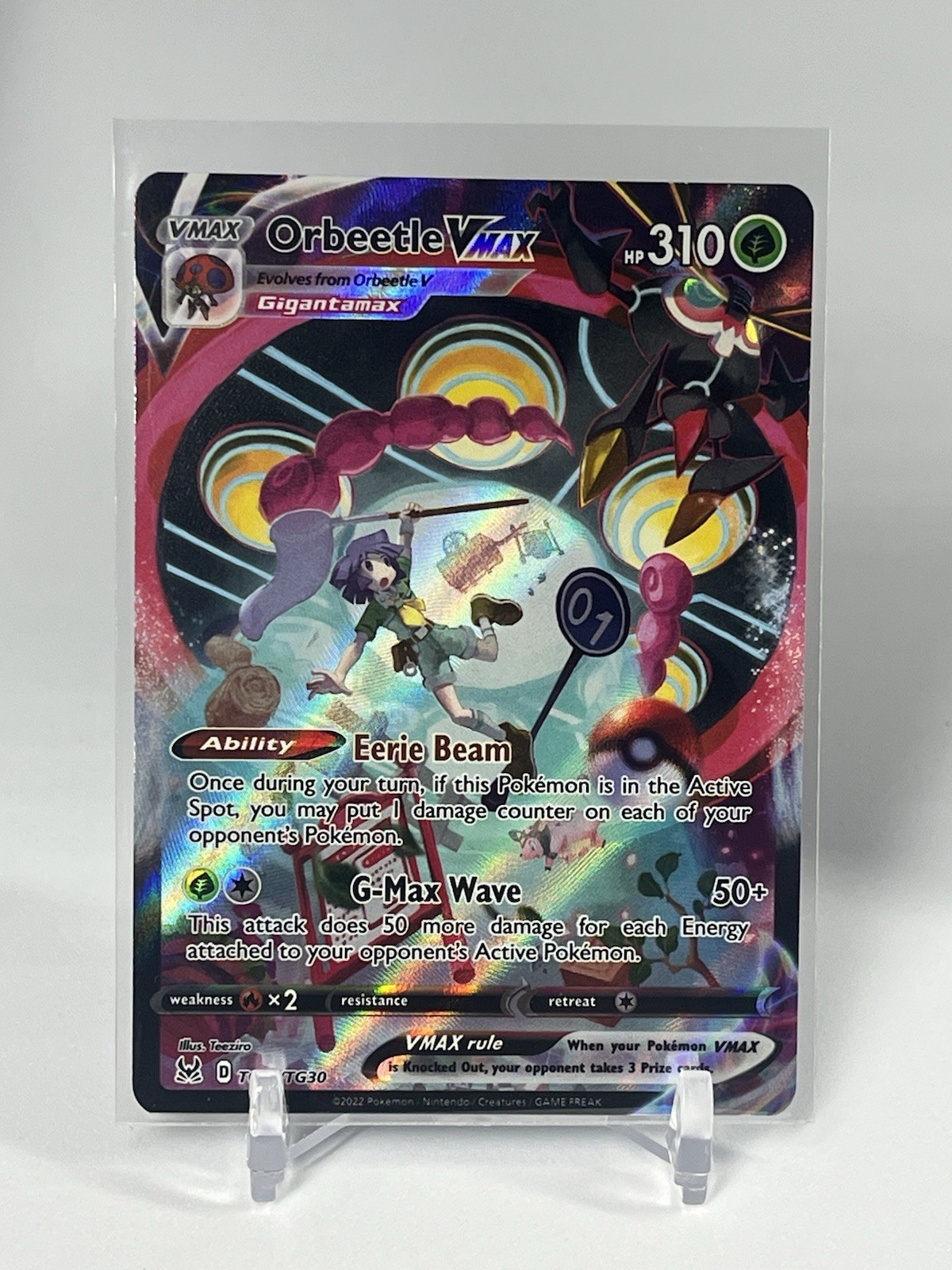 Orbeetle VMAX TG13/TG30 Sword & Shield: Lost Origin Near Mint Pokemon TCG