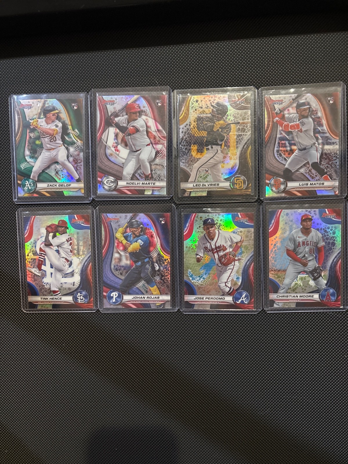 2024 Bowman's Best 8 Card Refractor lot