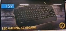 isy led gaming keyboard new