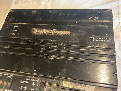 Rockford Fosgate Punch 250.2 2-Channel Old School Amp. FREE