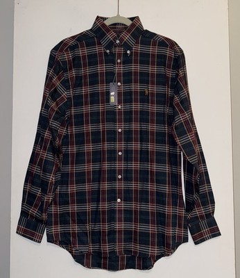 Southern Casanova Plaid Long Sleeve Button Up Shirt Mens Size Small NWT MSRP 100