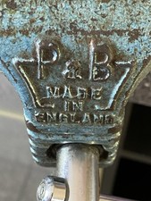 Vintage P&B Parry And Bott Carpentry Bench Vice Made In England Workshop Tool