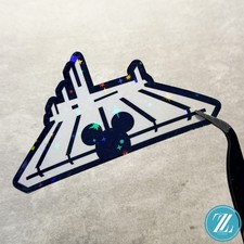 Space Mountain Sticker, Holographic Disney Parks Decal