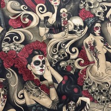 Alexander Henry las elegantes Cotton Fabric 2 yards