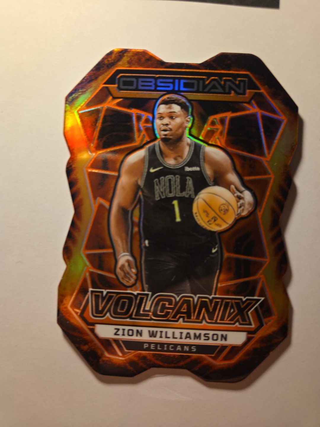 2023-24 Panini Obsidian Volcanix Zion Williamson #28 CASE HIT