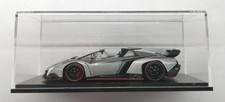 Kyosho Lamborghini Veneno Roadster 1/43 Gray Red Line Scale Model