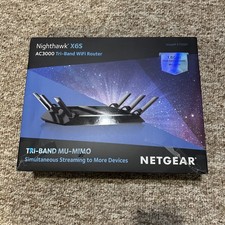 NETGEAR R7900P-100NAS Nighthawk X6 AC3000 Dual Band Smart WiFi Router
