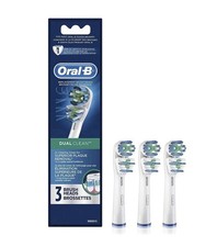 Oral-B Dual Clean Replacement Electric Toothbrush Head, 3 Count
