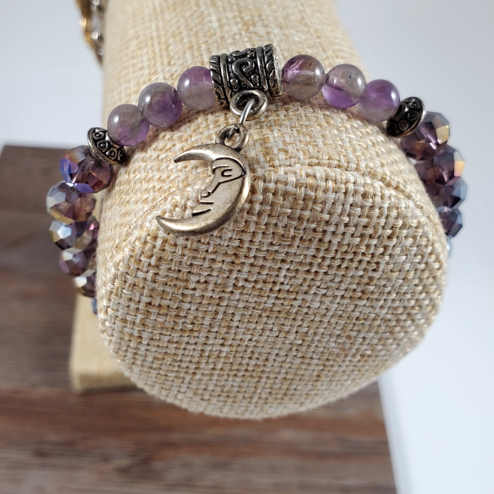 Half Moon Amethyst Bracelet - image 6