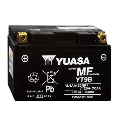 Yuasa AGM YTB9 Motorradbatterie 12V 8Ah 102166 Wartungsfrei CB9-B 50914