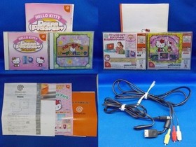 SEGA Dreamcast Hello Kitty Pink Console Set HKT-3000 Tested 1999 with Box USED