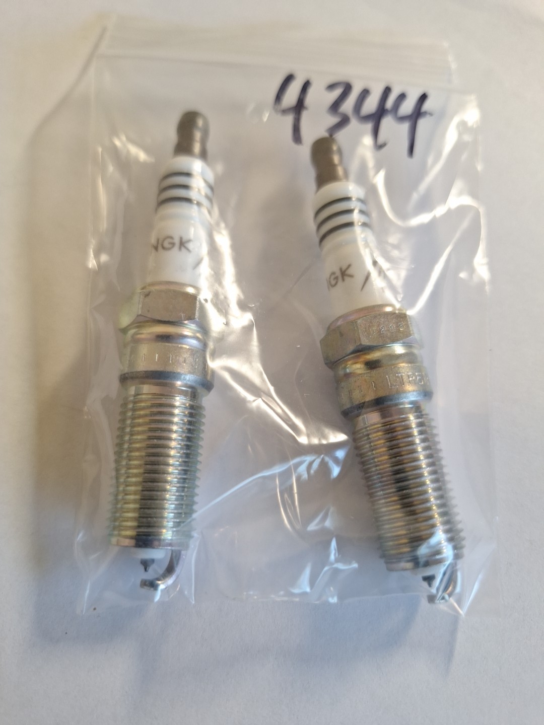 Pack of 2 Genuine NGK  Iridium IX Resistor Spark Plugs. LTR5IX-11 4344