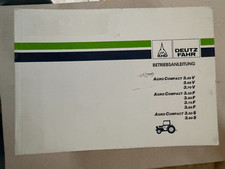 Instrukcja obsługi ciągników Deutz Fahr Agro Compact 3.30 do .90 V, F, S