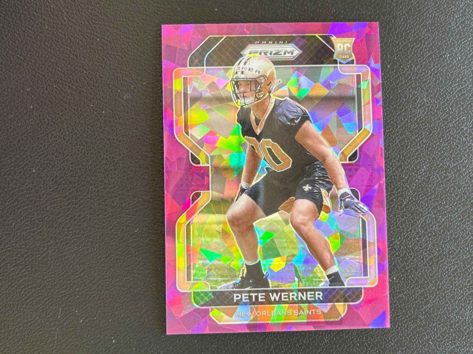 Pete Werner Panini Prizm #391 Purple Ice