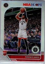 2019-20 Hoops Premium Stock #257 Terence Davis II Prizms Silver