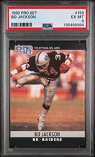1990 Pro Set - Bo Jackson PSA 6 FRESH SLAB