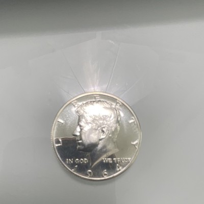 1964 Kennedy Half Dollar Silver (Proof) Philadelphia Accented Hair 