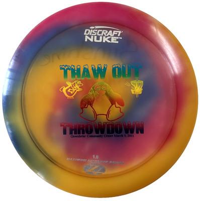 Discraft Z Nuke 170g '1.6' Scaled Fly Dye Flatter Run NO TOOLING Used