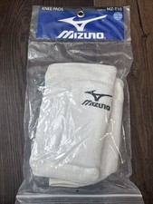 Mizuno MZ-T10 Volleyball Knee Pads - White - Adult One Size Fits All - Brand New