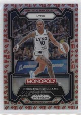 2024 Panini Prizm Monopoly WNBA Dice Prizm Courtney Williams #10 11oq