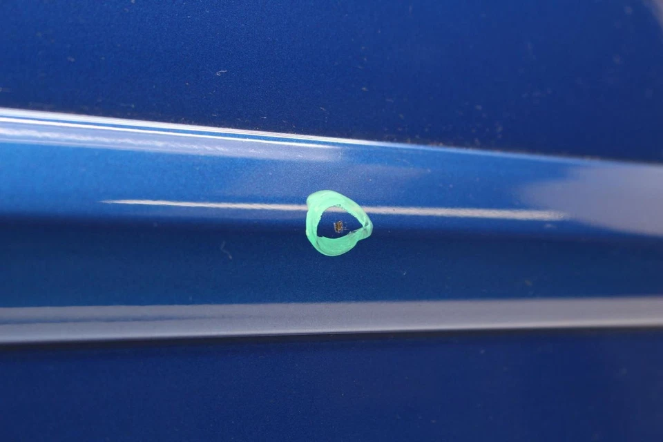 Conjunto de puerta trasera derecha pasajero azul para 15-21 WRX Foto 2 de 4