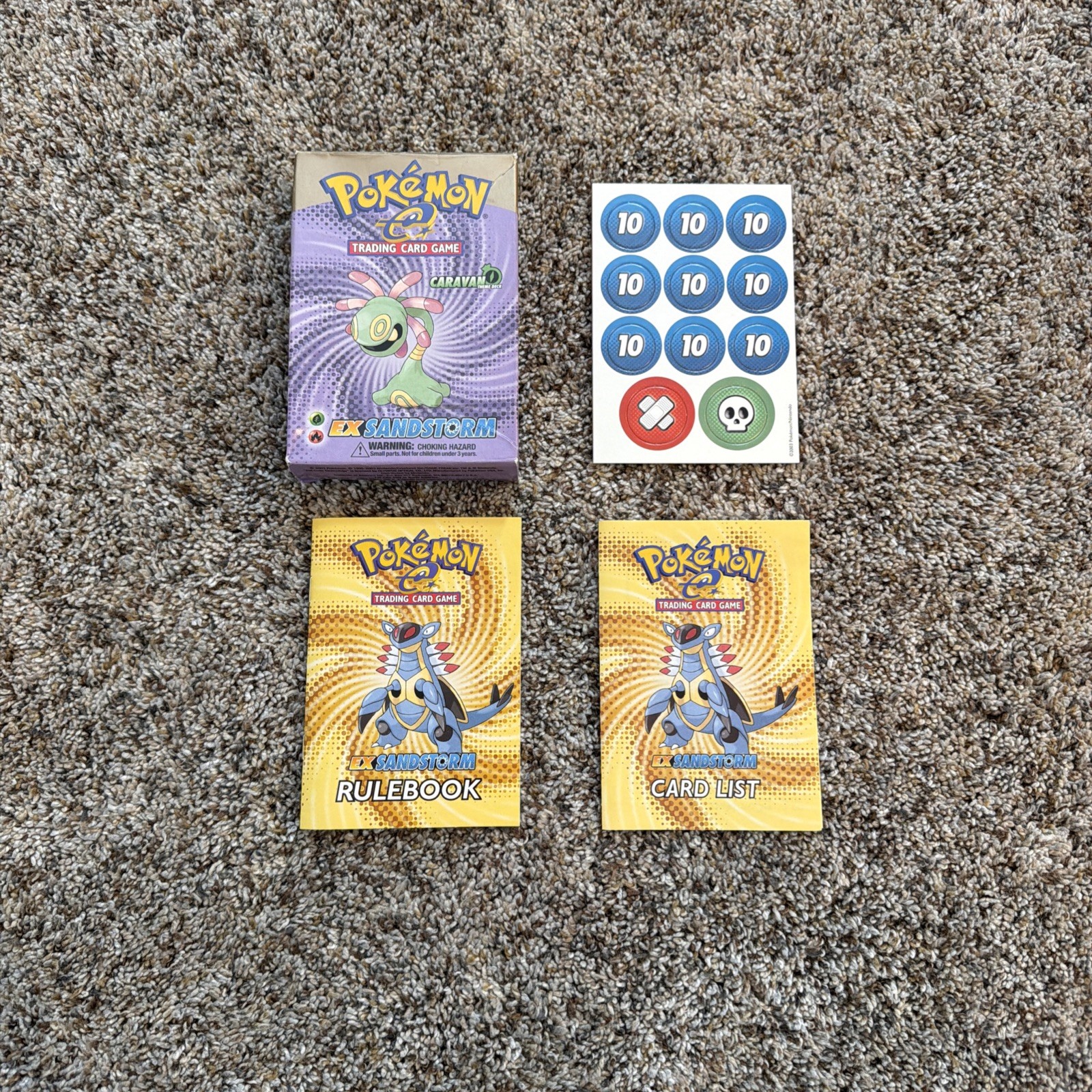 Pokemon 2003 EX Sandstorm - Caravan Theme Deck - No Cards