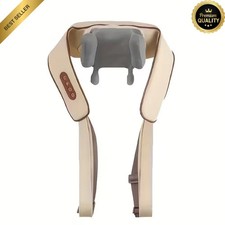 Cordless Neck Massager Heat 6D Shiatsu Neck Shoulder Massager Deep Tissue Back