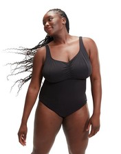 Image of Speedo Shaping AquaNite Swimsuit - Black/Plus Size