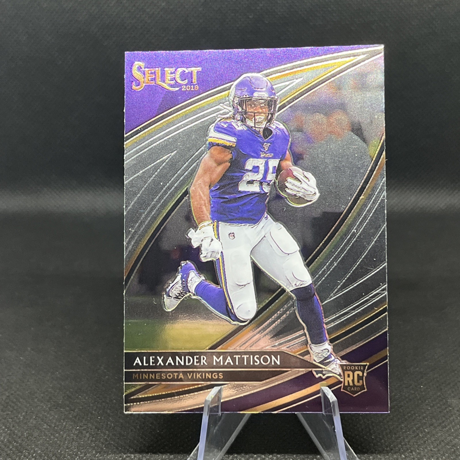 Alexander Mattison RC 2019 Panini Select Field Level Minnesota Vikings #284