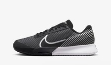Size 8 - Nike Court Air Zoom Vapor Pro 2 Low Black White Women DR6192 Tennis