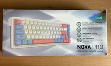 Redragon Nova Pro Wired/2.4G/BT Hot-Swappable Gasket Mounted Mechanical Keyboard