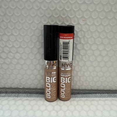 2x NYC Big Bold Plumping Pink Lip Gloss #466 Voluminous Peach