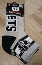 NBA Brooklyn Nets Kid's Quarter Cut Socks 3 Pair Youth Size 4-9.5 Brand New