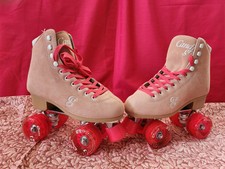 Candy Girl By Roller Derby Carlin Peach/Pink Womens Sz 8 Roller Skates