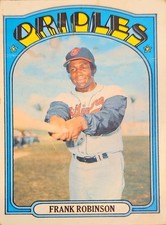1972 Topps #100 Frank Robinson Card
