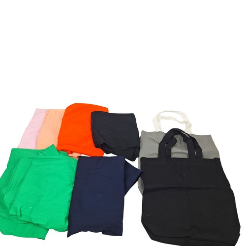 Lot of  7 Assorted  T-shirts 3 Tote Bags  DIY Crafting Multi Use Cricut Gifts