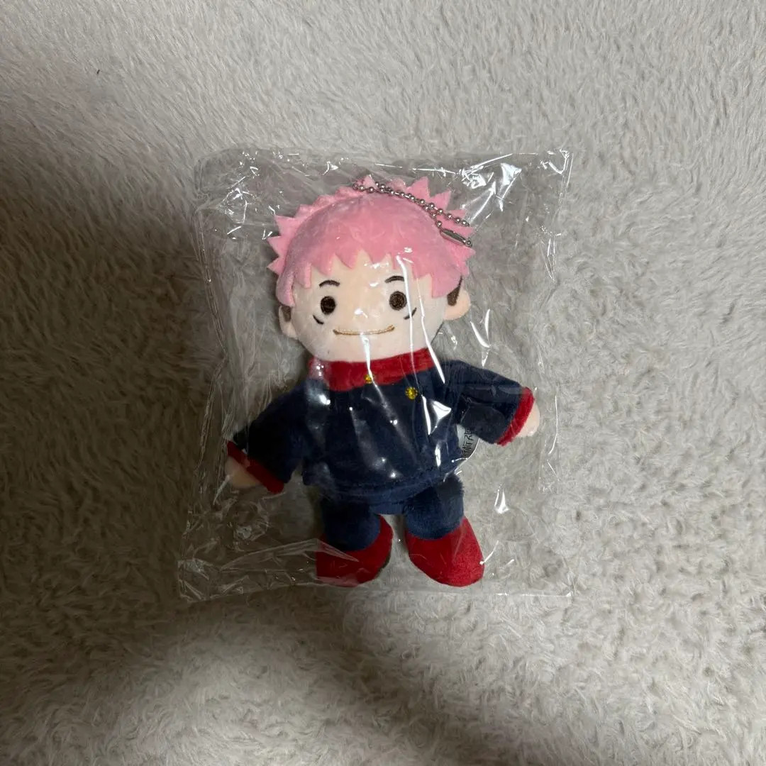 Jujutsu Kaisen Yuji Itadori Sitting Plush Mascot Anime Exhibition