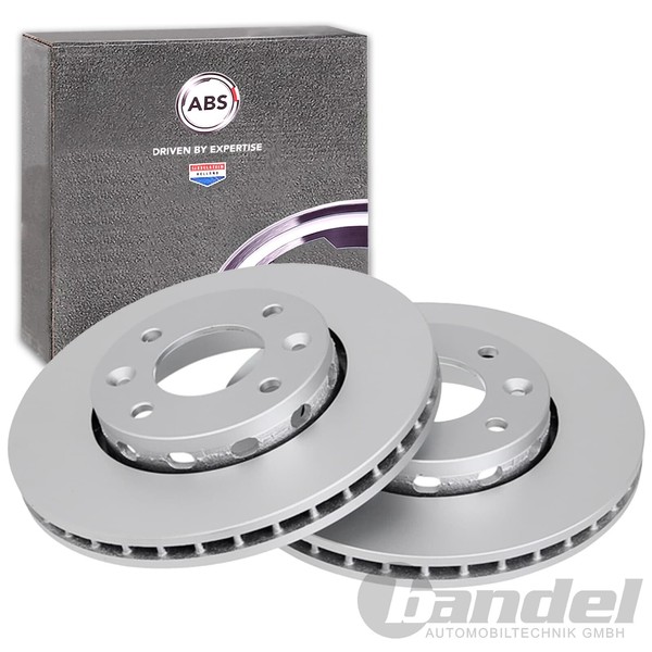 2X ABS Bremsscheiben 280Mm BelÜFtet Vorne Passend FüR KIA Carens | 17579-image