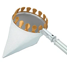 Fruit Picker Tool with 6-Part Extension Pole and Cloth Bag for Gentle Fruit C...