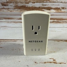 NETGEAR Powerline 1200 Mbps Extender with Extra Outlet  LED Indicators Used