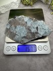 Crystal Rare Sky Blue UV Fluorite On Sugar Quartz Specimen Cluster Mineral Raw — photo 6