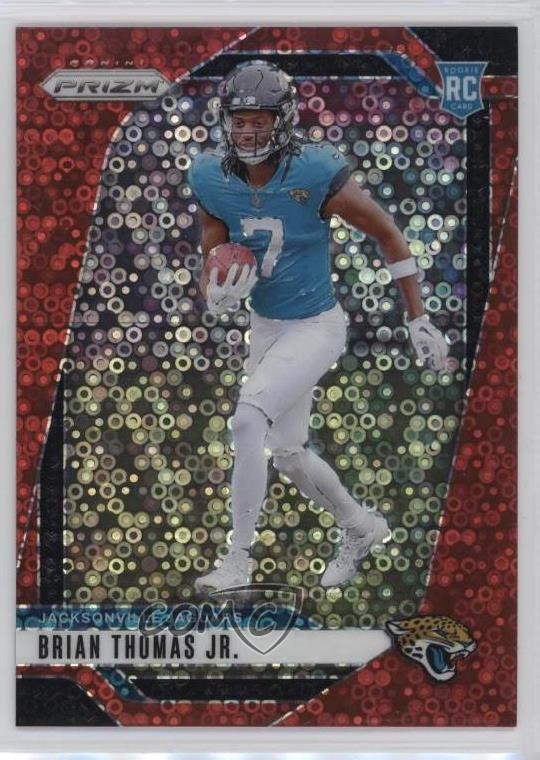2024 Panini Prizm Rookies No Huddle Red 28/75 Brian Thomas Jr #314 Rookie RC 1o2