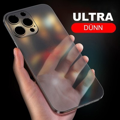 Hülle für iPhone 14 13 12 11 X Pro Max Mini - Ultra dünn Handy Case Cover Schutz