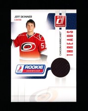 2010 DONRUSS HOCKEY JEFF SKINNER ROOKIE THREADS SHOWCASE /250