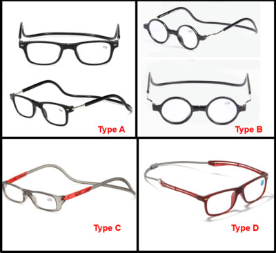 1x Clic Magnetische Lesebrille Anti-Blaulicht Presbyopie Brille Brillen