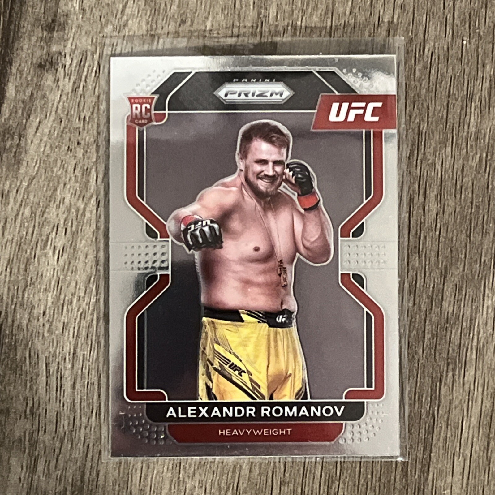 2022 Panini Prizm UFC Alexandr Romanov base Rookie card RC # 137