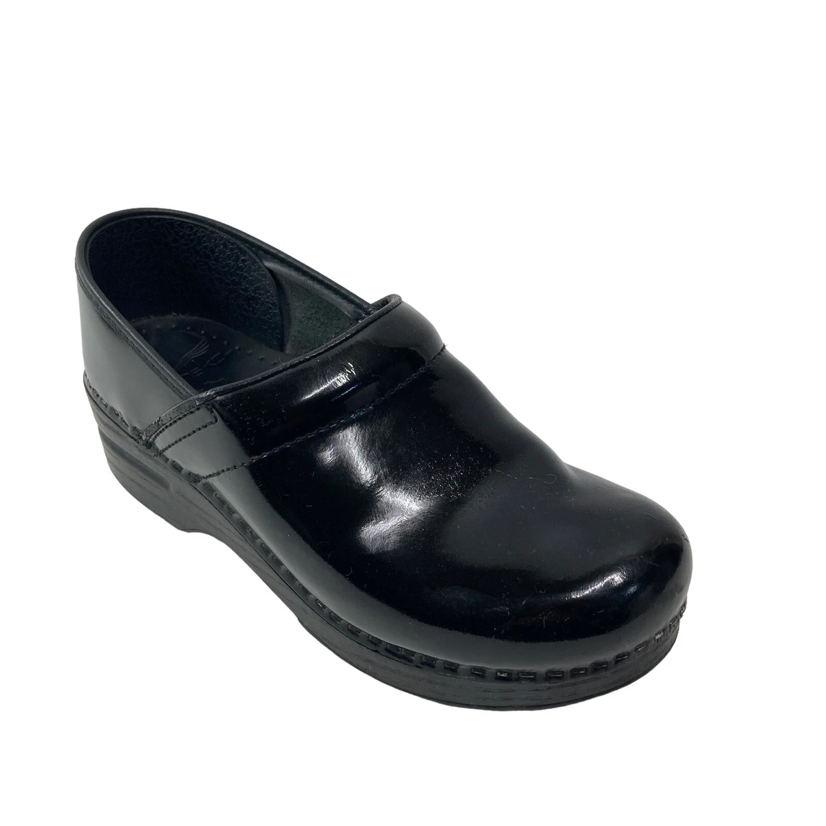 Dansko black hotsell patent leather clogs