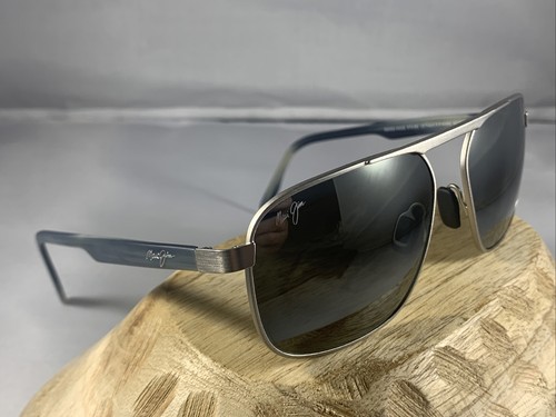 MAUI JIM WAIHEE RIDGE BRUSHED FRAME W 