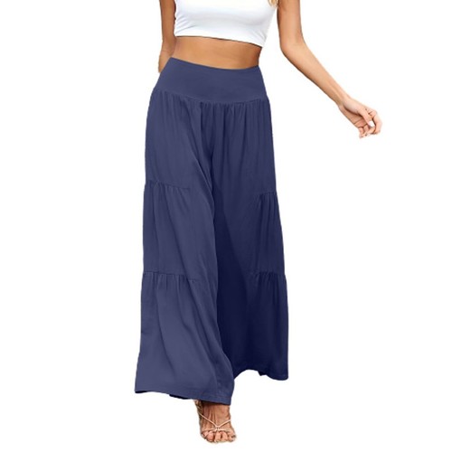 Casual Wide Leg Cotton Linen Pants - Picture 10 of 35